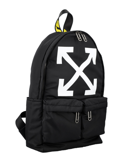 Off-white Arrow Backpack In Black