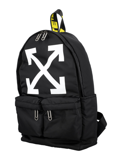 Off-white Arrow Backpack In Black