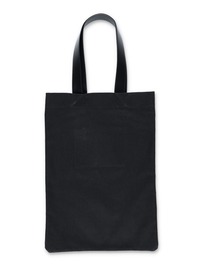 Shop Jil Sander Large Shopping Bag In Black