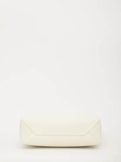 Shop Jil Sander Tote Medium Bag In White