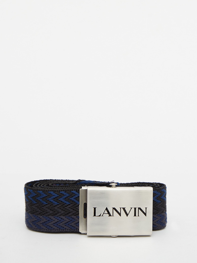 Shop Lanvin Branded Buckle Belt