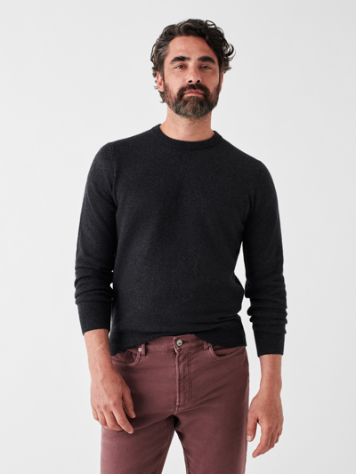 Shop Faherty Jackson Crew Sweater In Ash Heather