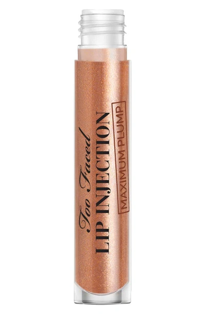 Too Faced Lip Injection Maximum Plump Extra Strength Hydrating Lip Plumper Chocolate Plump In Chocolate Plump