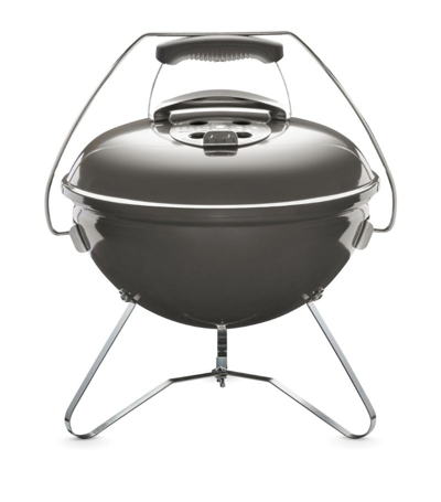 Shop Weber Smokey Joe Premium Charcoal Portable Barbecue In Grey