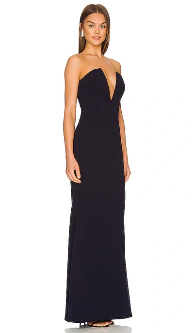Shop Katie May X Revolve Crush Gown In Navy