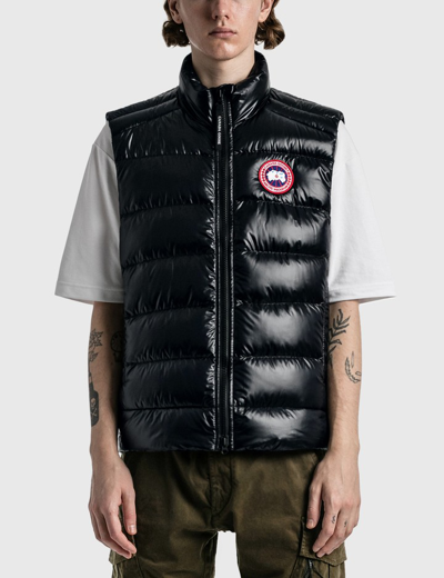 Shop Canada Goose Crofton Down Vest In Black