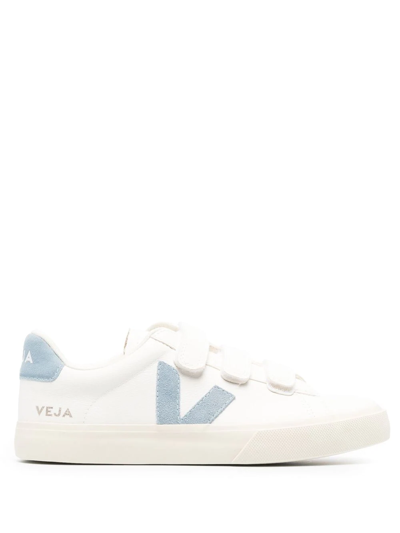Shop Veja Recife Touch-strap Sneakers In Weiss