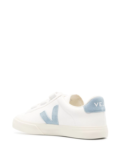 Shop Veja Recife Touch-strap Sneakers In Weiss