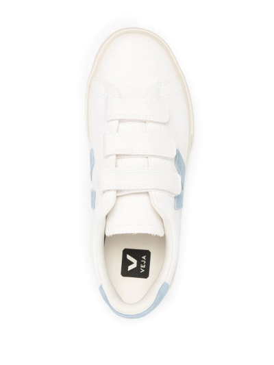 Shop Veja Recife Touch-strap Sneakers In Weiss