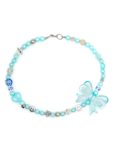 Amir Slama Mixed-bead Necklace In Multi
