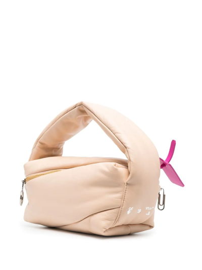 Shop Off-white Pump Pouch 24 Tote Bag In Nude