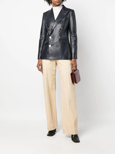 Polo Ralph Lauren Camden Double-breasted Blazer In Blau