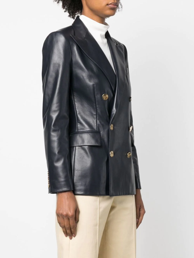 Shop Polo Ralph Lauren Camden Double-breasted Blazer In Blau