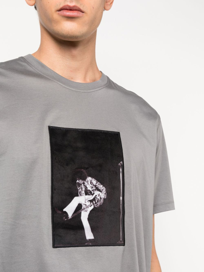 Shop Limitato Graphic-print Short-sleeve T-shirt In Grau