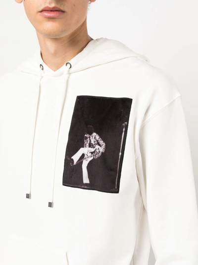 Shop Limitato Graphic-print Long-sleeve Sweatshirt In Weiss