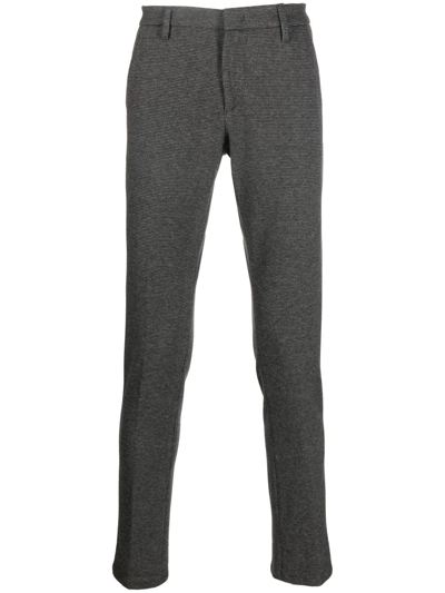 Shop Dondup Slim-fit Trousers In Schwarz