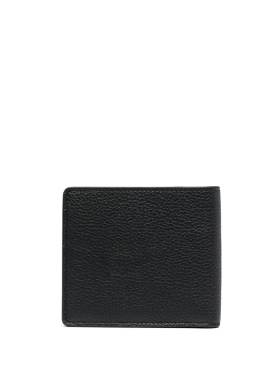 Shop Brioni Logo-plaque Leather Wallet In Schwarz
