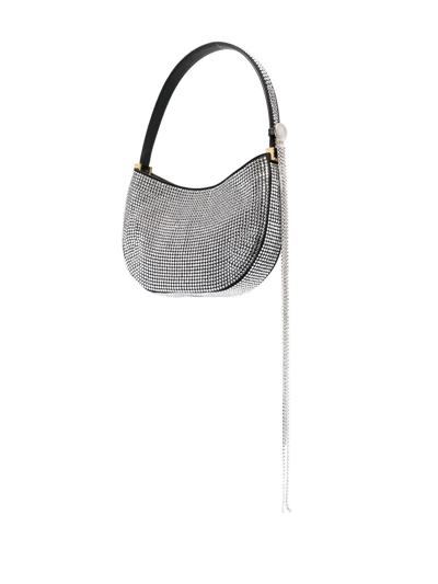 Magda Butrym Medium Vesna Crystal-embellished Shoulder Bag In Schwarz