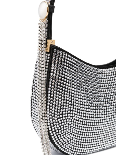 Magda Butrym Medium Vesna Crystal-embellished Shoulder Bag In Schwarz