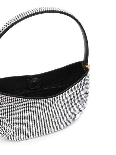 Magda Butrym Medium Vesna Crystal-embellished Shoulder Bag In Schwarz