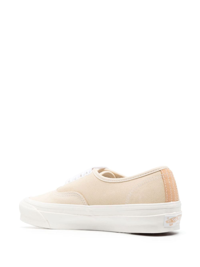 Shop Vans Lace-up Low-top Sneakers In Nude