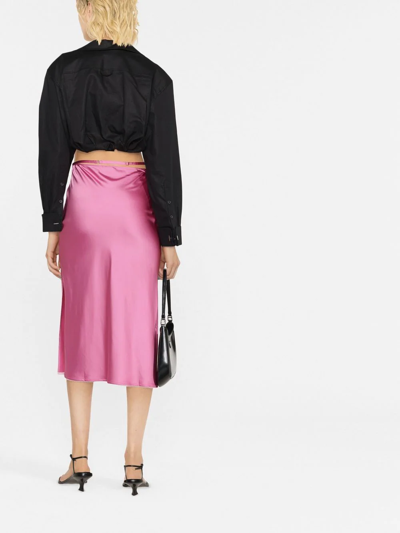 Jacquemus Machou Cropped Cotton And Linen-blend Canvas Shirt In Schwarz