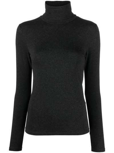 MAJESTIC LONG-SLEEVE ROLL-NECK SHIRT 