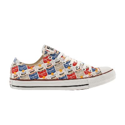 Pre-owned Converse Andy Warhol X Chuck Taylor All Star Low Ox 'campbell's  Soup' In White | ModeSens