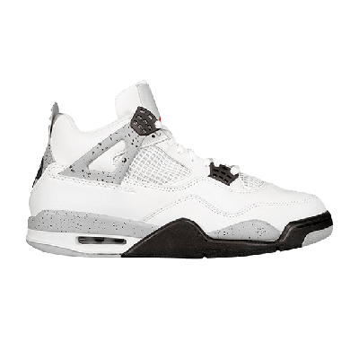 Pre-owned Air Jordan 4 Retro 'cement' 1999 In White