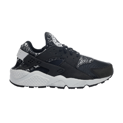 Pre-owned Nike Wmns Air Huarache Run Print 'black Pure Platinum'