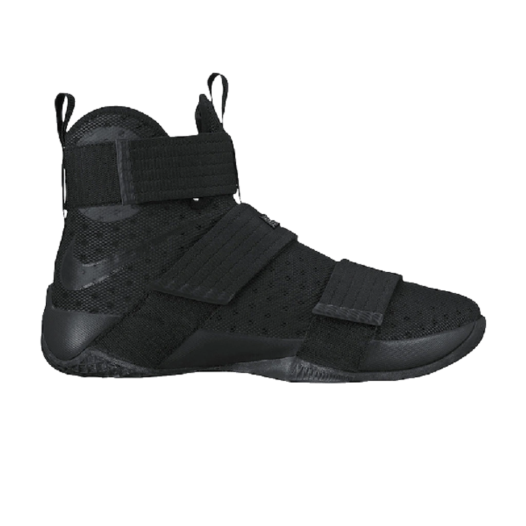 Pre-owned Nike Lebron Soldier 10 'black Space' ModeSens