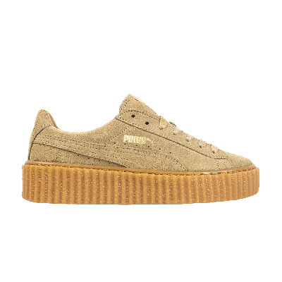 Pre-owned Puma Fenty X Suede Creeper 'oatmeal' In Tan |