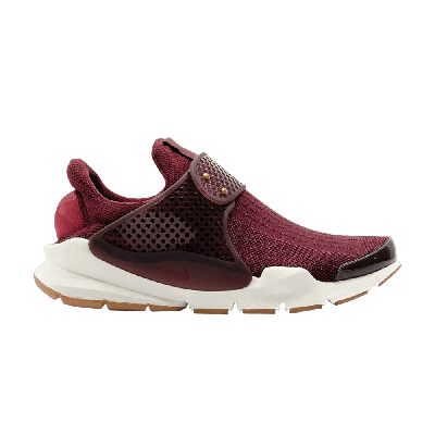 Pre-owned Nike Wmns Sock Dart Se 'night Maroon' In Red