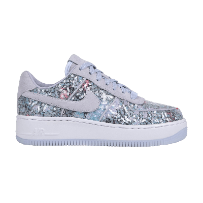 Pre-owned Nike Wmns Air Force 1 Upstep Low 'glass Slipper' In Silver