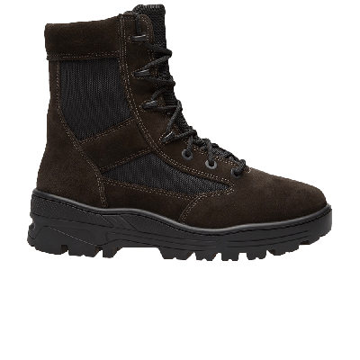 Pre-owned Yeezy Season 4 Combat Boot 'oil' In Black