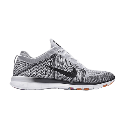 Pre-owned Nike Wmns Free Tr 5 Flyknit In Grey