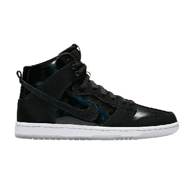Pre-owned Nike Sb Zoom Dunk High Pro 'iridescent' In Black