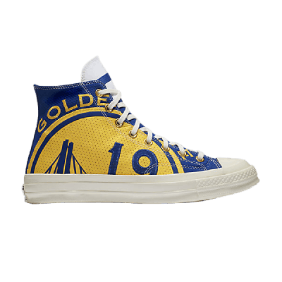 Pre-owned Converse Chuck Taylor All Star High Premium 'golden State Warriors'  In Blue | ModeSens