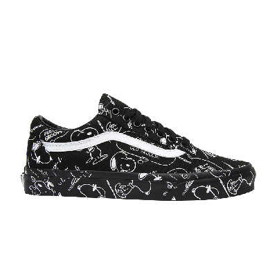 Pre-owned Vans Peanuts X Old Skool 'snoopy' In Black | ModeSens