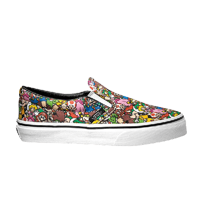 Pre-owned Vans Nintendo X Classic Slip-on 'super Mario Bros' In Multi-color