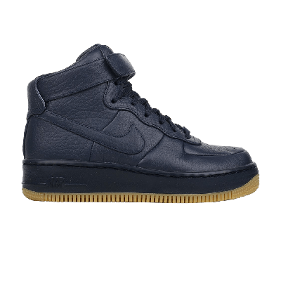 Pre-owned Nike Wmns Air Force 1 Upstep Hi Pinnacle 'obsidian' In Blue