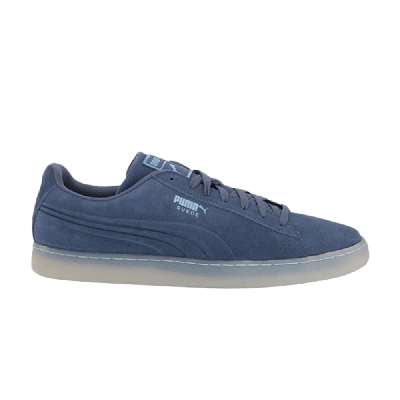 Pre owned Puma Suede Emboss ice Foil In Blue ModeSens