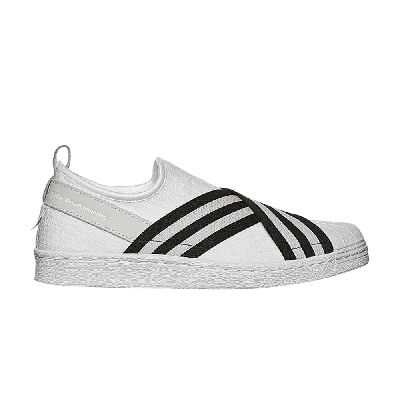 Pre-owned Adidas Originals White Mountaineering X Superstar Slip-on 'white Black'