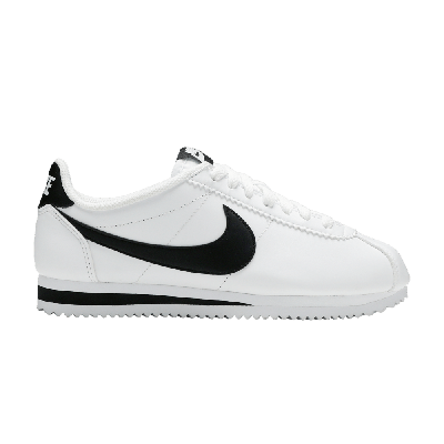 Pre-owned Nike Wmns Classic Cortez Leather 'white Black'