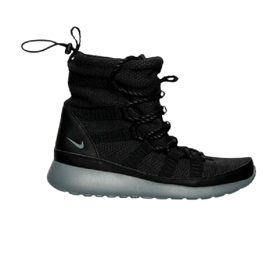 Pre-owned Nike Wmns Roshe One High In Black