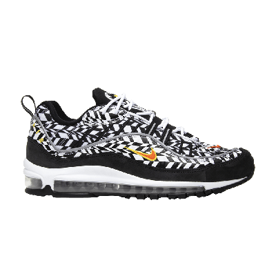 Pre-owned Nike Air Max 98 'all Over Print' In White
