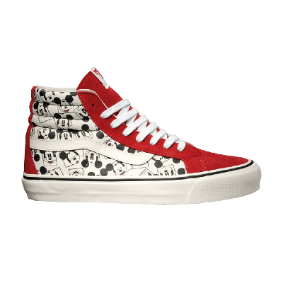 Pre-owned Vans Disney X Og Sk8-hi Lx Mickey Mouse In White