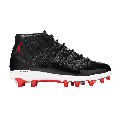 Pre-owned Air Jordan 11 Retro Cleat 'bred' In Black