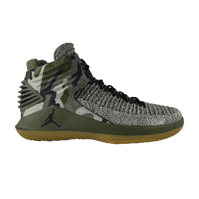 Pre-owned Air Jordan 32 'veterans Day' In Green