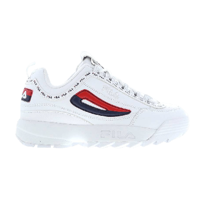 Pre-owned Fila Wmns Disruptor 2 'white Navy Red'